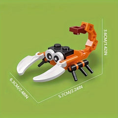 12pcs Insect Animal Party Building Blocks Educational Toys