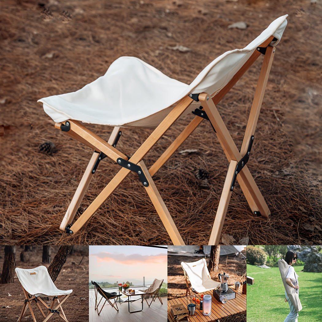 Outdoor Folding Chair Camping Chair Portable Picnic Chair Recliner Beach Chair