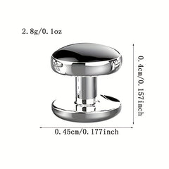 Men's Cubic Zirconia Cufflinks Stainless Steel Shirt Accessories
