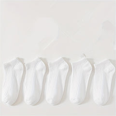 6 Pairs Soft Lightweight Ankle Socks for Women