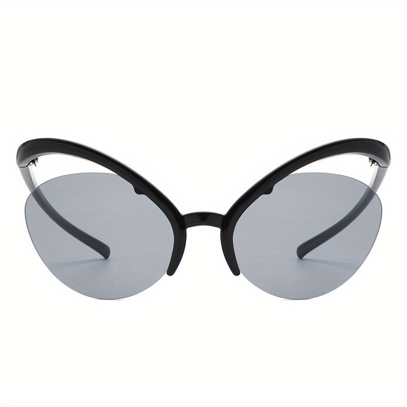 Y2K Butterfly Sunglasses For Women Men UV400 Sun Shades Decorative Glasses
