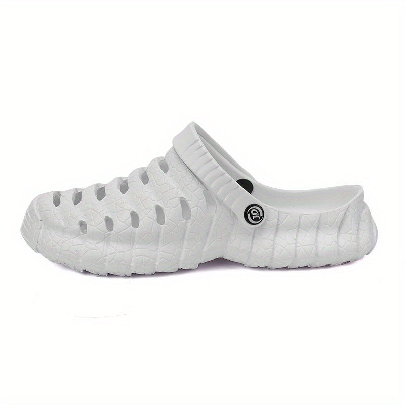 Men's Lightweight Comfy Clogs Hollow Out Non Slip Garden Shoes