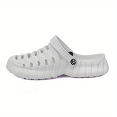 Men's Lightweight Comfy Clogs Hollow Out Non Slip Garden Shoes