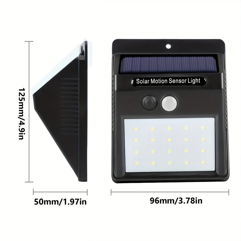 Waterproof Solar Sensor Lights with Remote Control for Outdoor Garden Decor