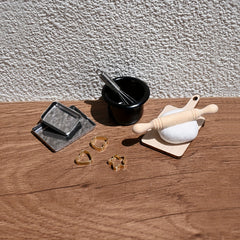 Mini Baking Set Dollhouse Accessories Mini Food Pro