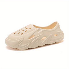 Men's Lightweight Comfy Clogs Hollow Out Non Slip Garden Shoes Summer