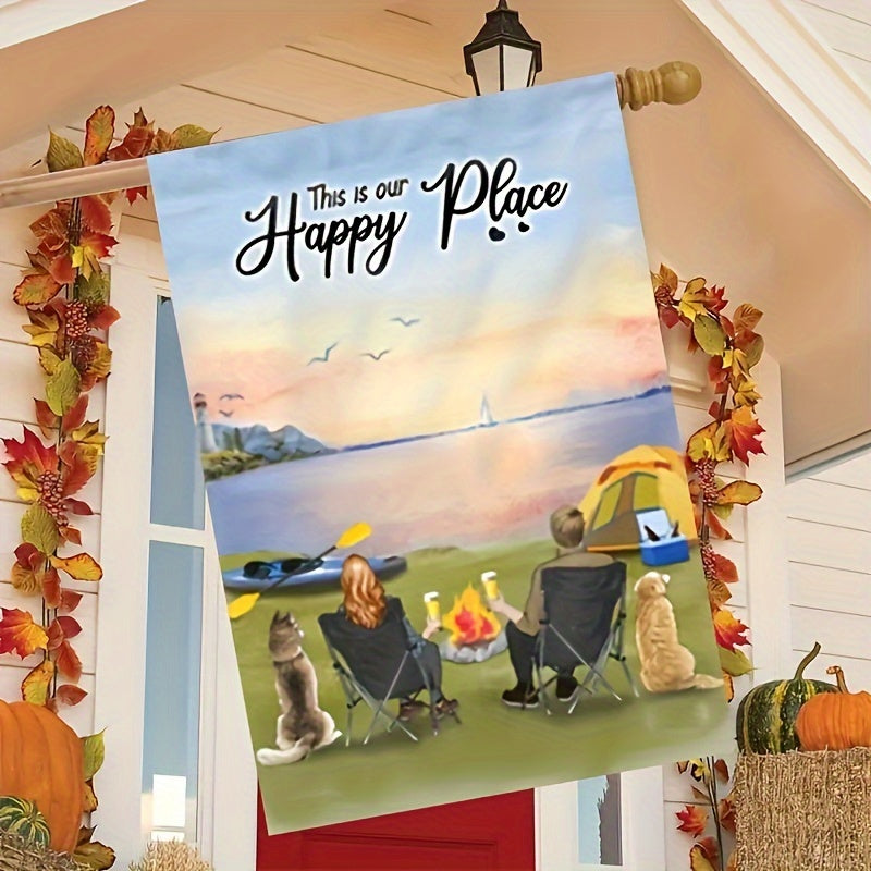 Custom Double Sided Garden Flag for Four Seasons Outdoor Decoration