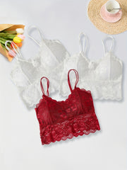 3pcs Lace Underwear Cami Bra Set for Teens 13-20 Years