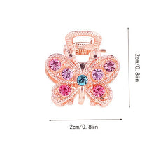 Rhinestone Butterfly Hair Claw Clip Non Slip Grip Hair Jaw Clip