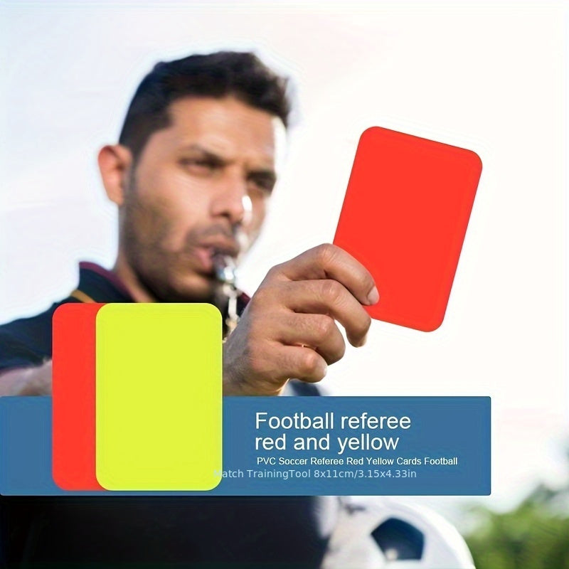 Referee Cards Sports Referee Kit with Pencil, Red and Yellow Cards