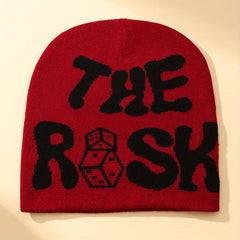 Casual Letter Pattern Knitted Hat Unisex