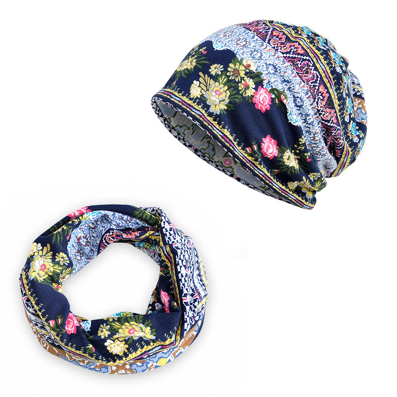 Slouch Sports Knitted Beanie Cap Headscarf Winter Hat Cap Slouchy Snood Hat