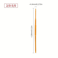 Double Ended Aluminum Alloy Crochet Sweater Needle Hand Knitting Tool