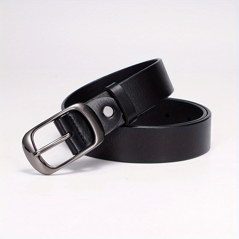  Leather Belt Solid Casual Belt Vintage Unisex Jeans Pants Belt