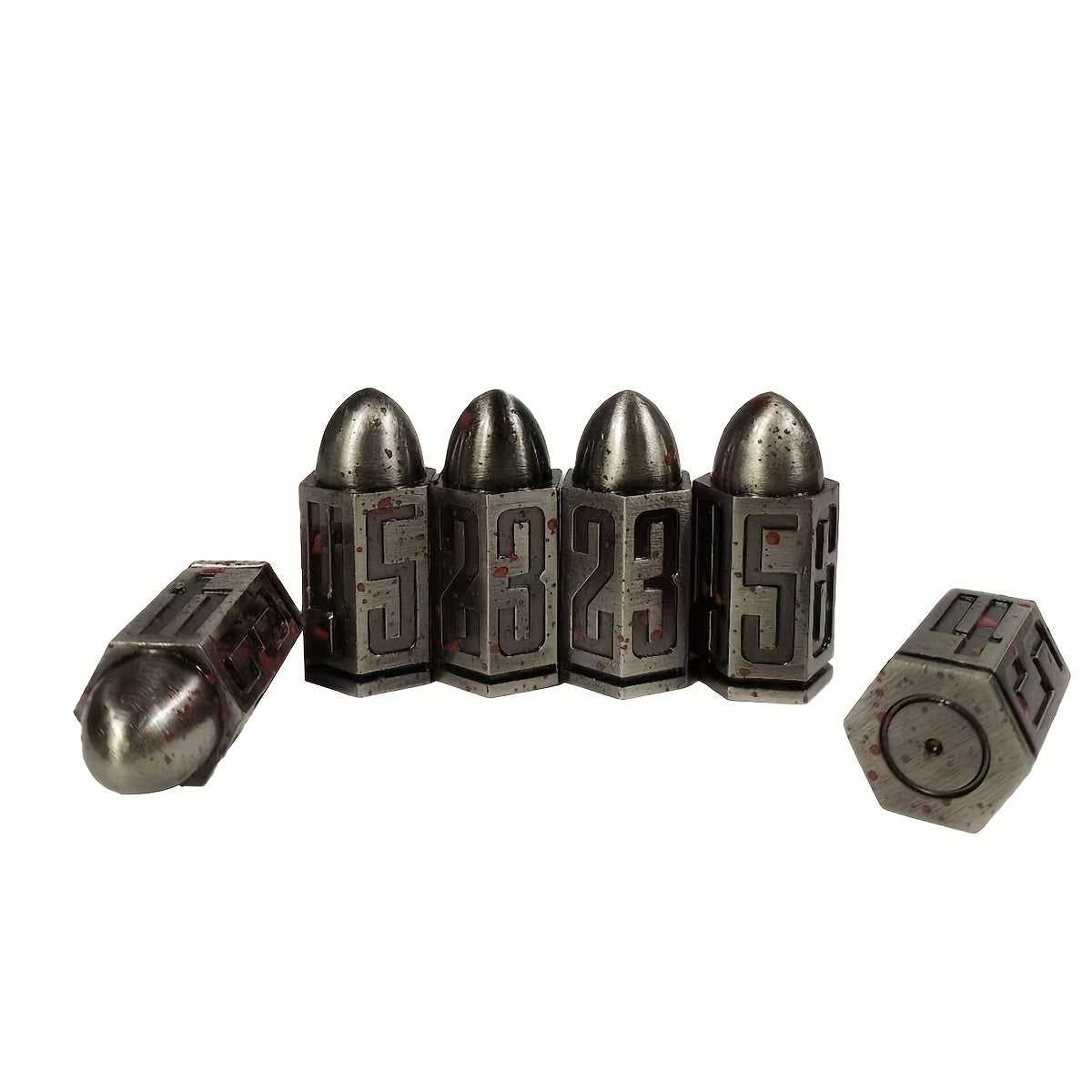 Solid Metal Polyhedral Dice Set for Tabletop Game