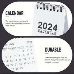1pc Mini Calendar Student Portable Notepad Calendar Book Ornament