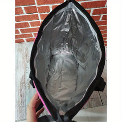 NEWTAG Outdoor Picnic Camping Insulated Bag Leopard Print Cooler Bag