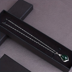 Natural Velvet Jewelry Storage Box for Necklace Bracelet Pendant with Soft Foam