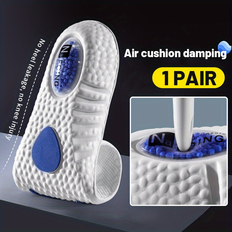 Sports Shock Absorption Insoles High Elastic Deodorant Running Sneaker Insoles