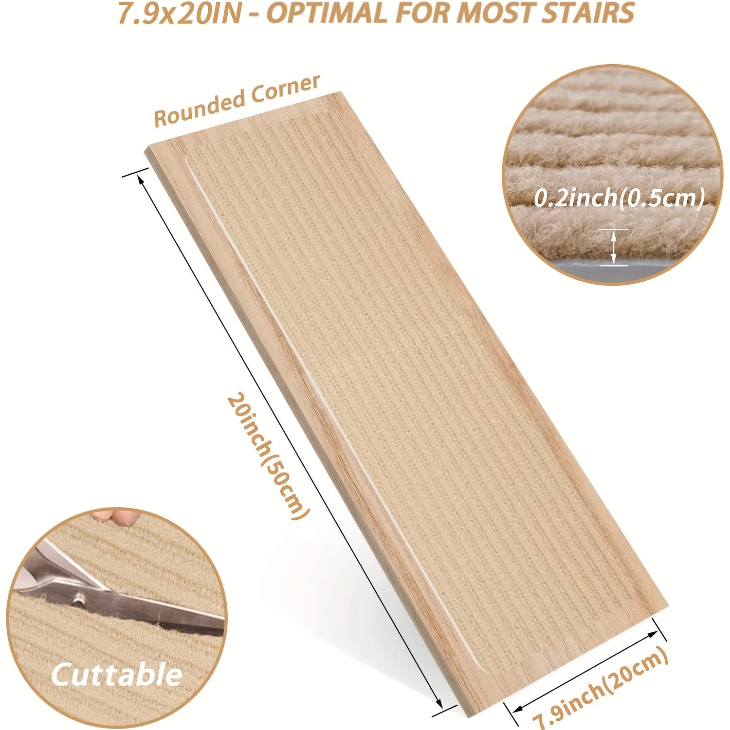 Non Slip Carpet Stair Treads Non Skid Safety Rug Slip Resistant Indoor Runner