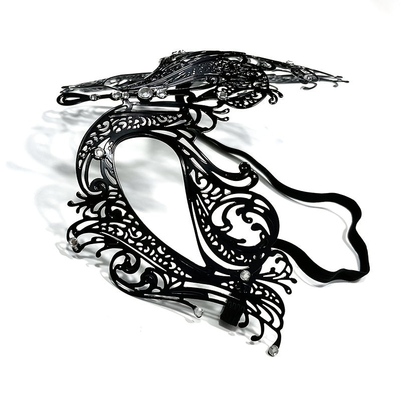 Rhinestone Venetian Masquerade Mask for Women