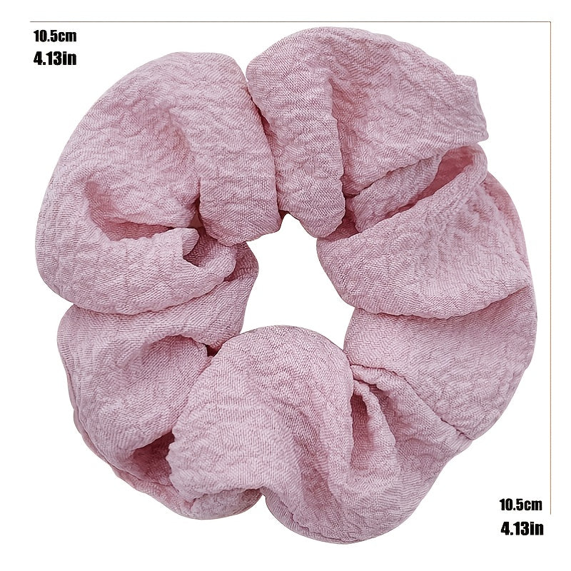 Large Iridescent Colorful Hair Scrunchies Women Retro Accessories