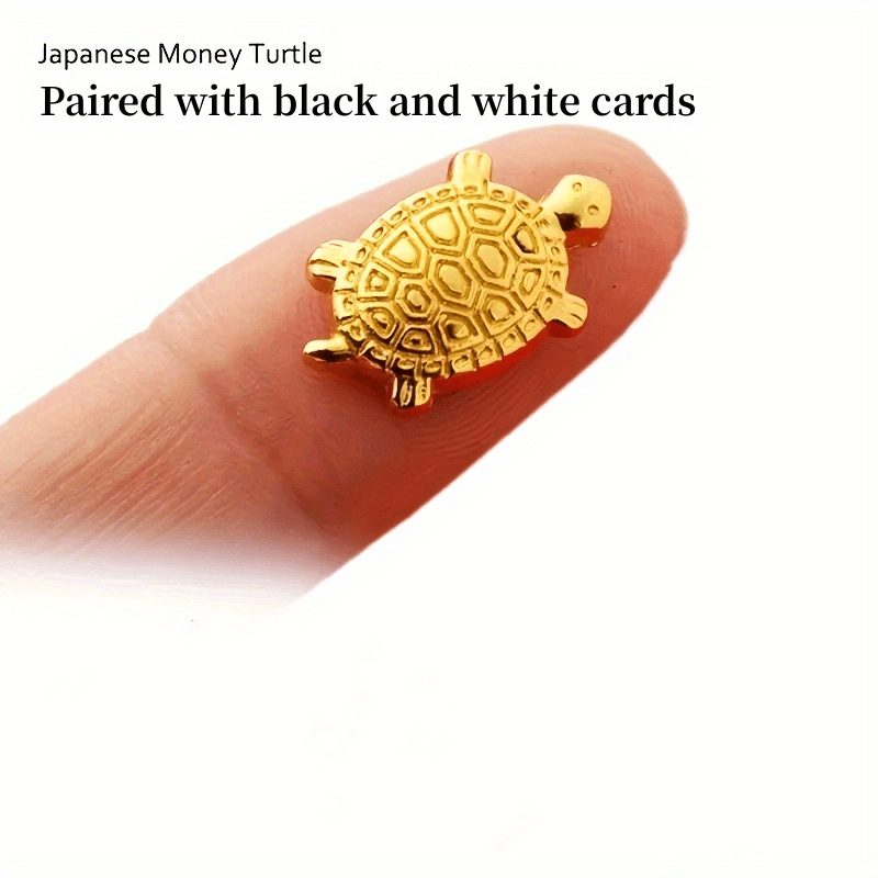 Golden Turtle Decoration for Wealth and Luck