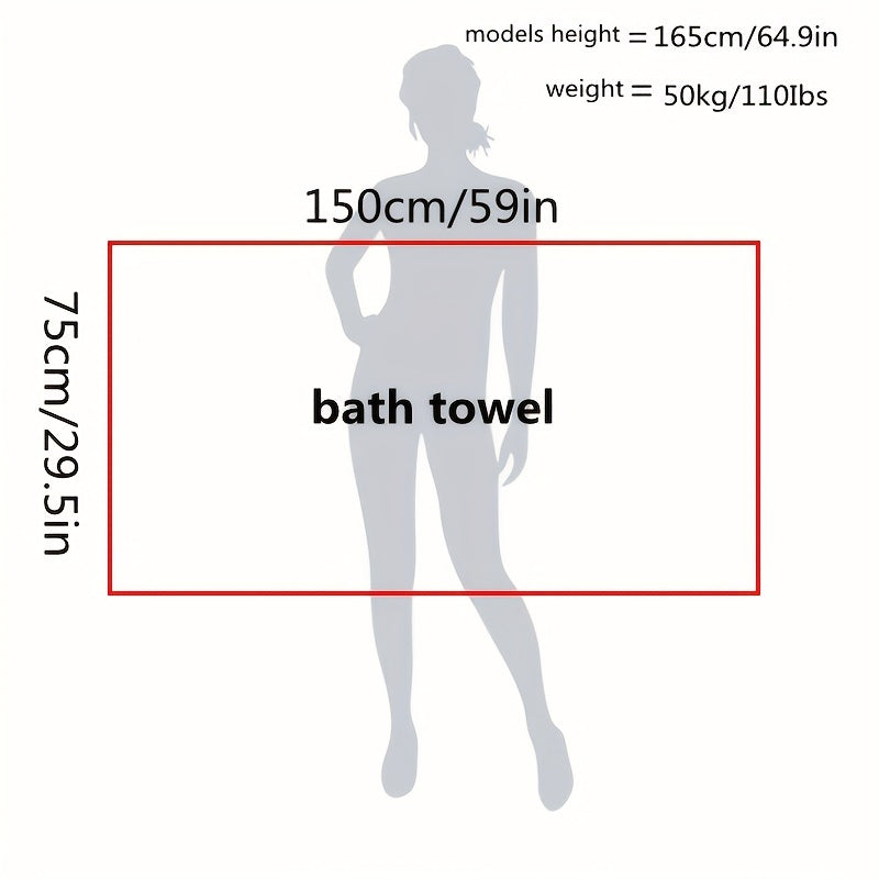 Soft Coral Fleece Bath Towel Highly Absorbent Skin-friendly Face Towel