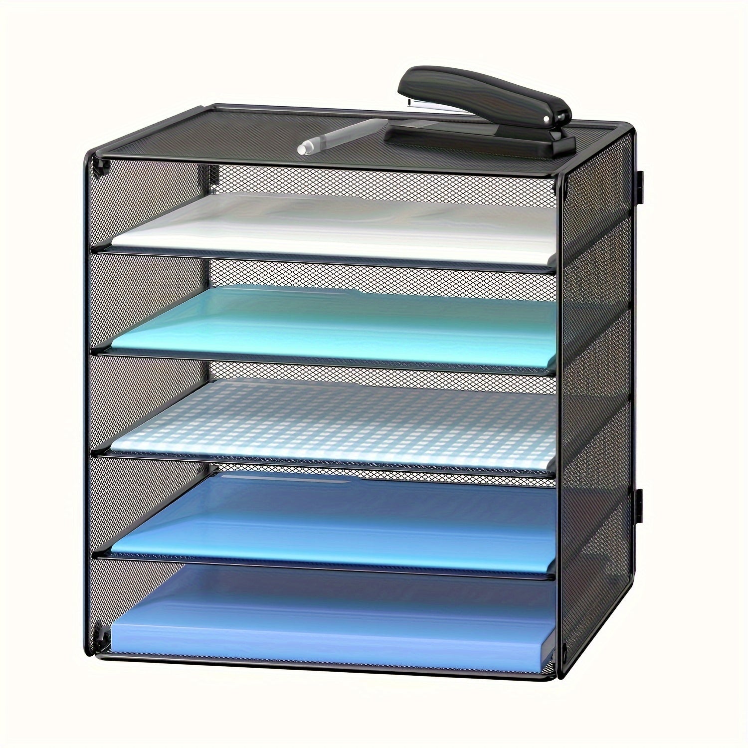 5 Tier Desk Organizer Tray Paper Organizer Storage