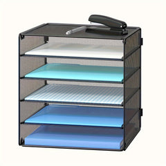 5 Tier Desk Organizer Tray Paper Organizer Storage