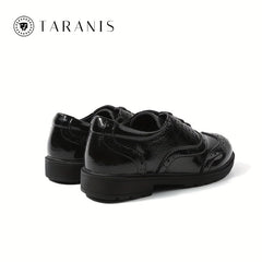 TARANIS Classic Solid Low Top Loafer Shoes For Boys