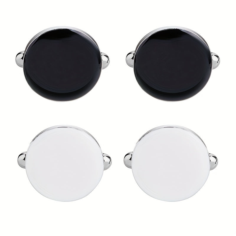 Alloy Dripping Oil Cuff Nails Cufflinks for Men