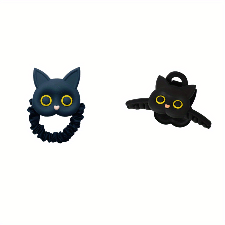Silicone Cat Hair Claw Hair Clip Female Large Back Head Clip Cartoon Headwear