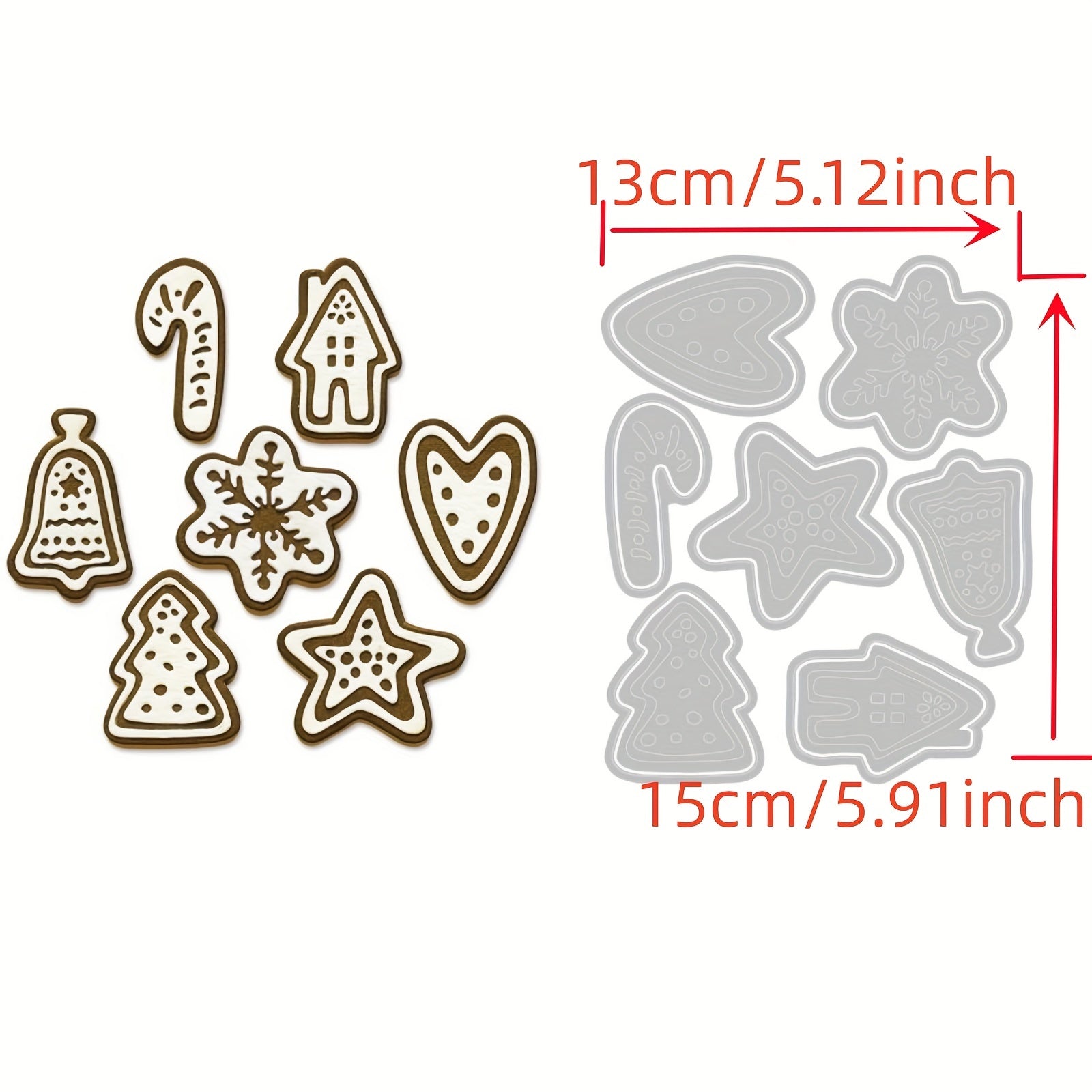1pc Christmas Cutting Dies For Scrapbooking Paper Craft Card Album Punch