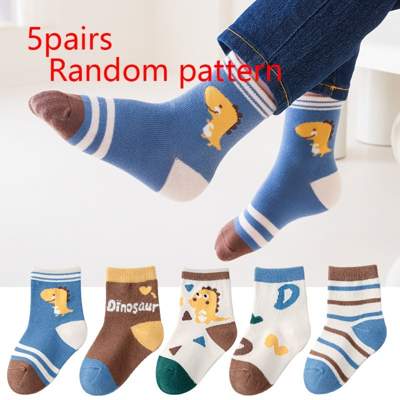 Kids Winter Warm Cartoon Socks, 6-8 Years