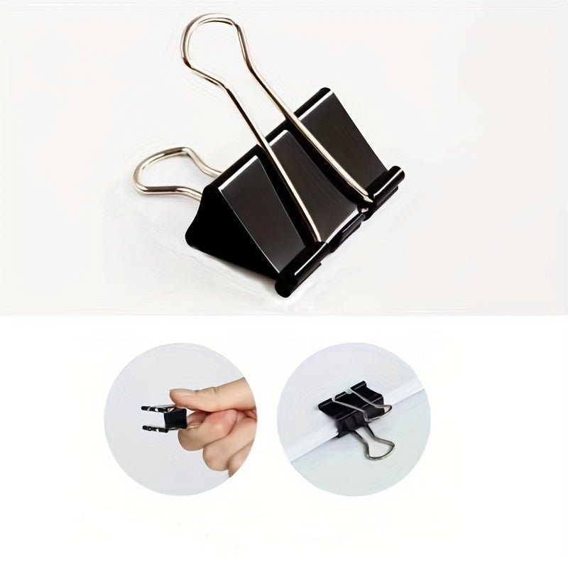 12pcs Long Tail Clip for Office Paper Organization