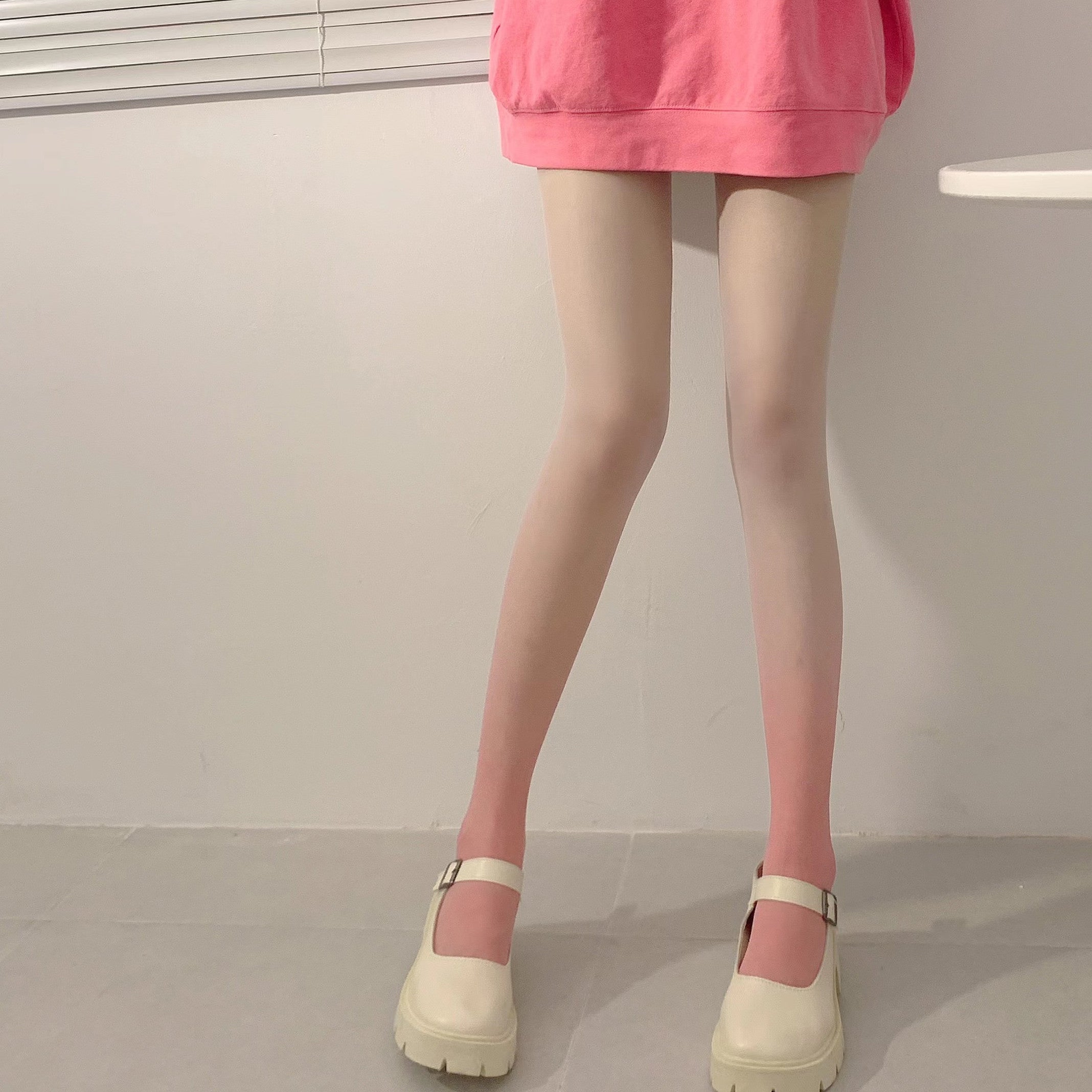 Ombre Ultra Thin High Waist Sheer Slimming Pantyhose