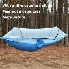 Quick Opening Hammock with Mosquito Net for Camping