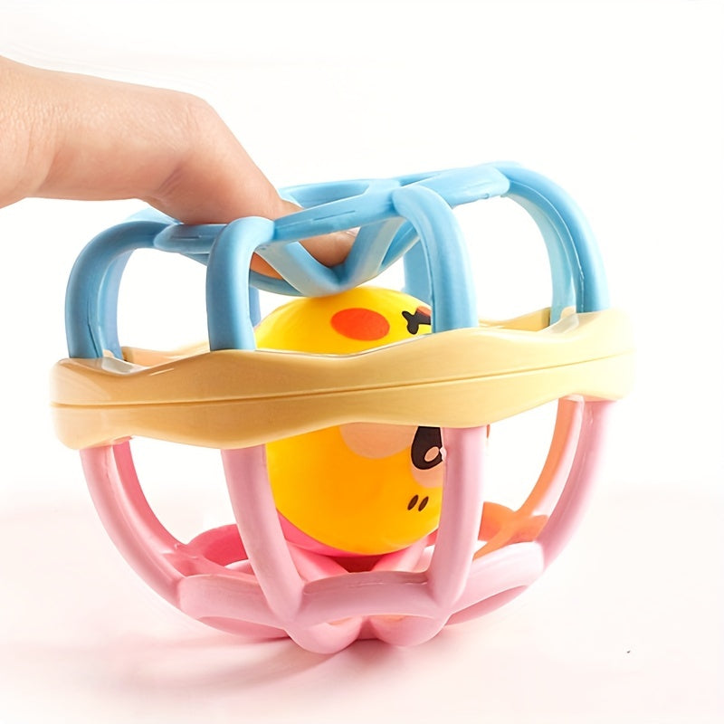 Baby Fitness Soft Rubber Toy Crawling Guide Ball Dumbbell