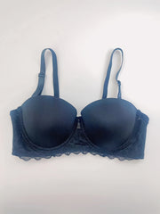  Lace Trim Underwired Push Up Multiway Bra