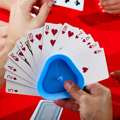 4pcs Triangle Hands Card Holder Set for Comfortable Poker & Board Games