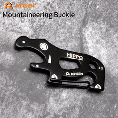 Hippo Shaped Key Buckle for Camping Hiking