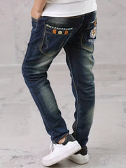 Boys Casual Denim Pants Spring Autumn Kids Clothes