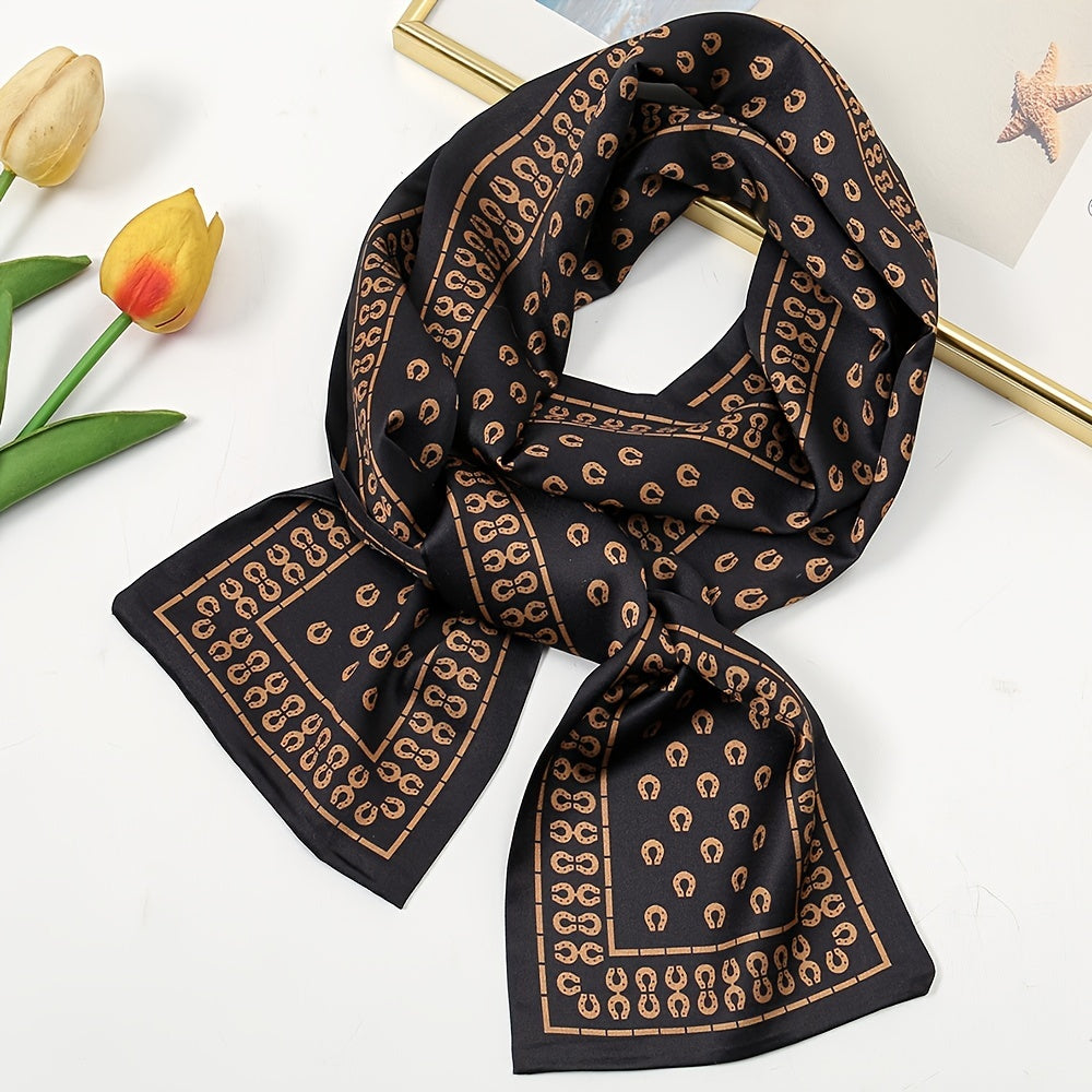Pre-tie Neck Scarf & Red Small Dot Full Print Neckercheif