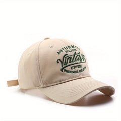  Casual Baseball Cap Vintage Letter Embroidery Classic Dad Hat