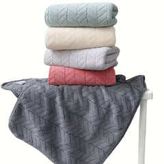 Soft Hand Towel Plain Design Absorbent for Home Bathroom