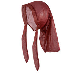Women Satin Braid Bonnet Hat Sleep Caps Night Caps Solid Bonnet