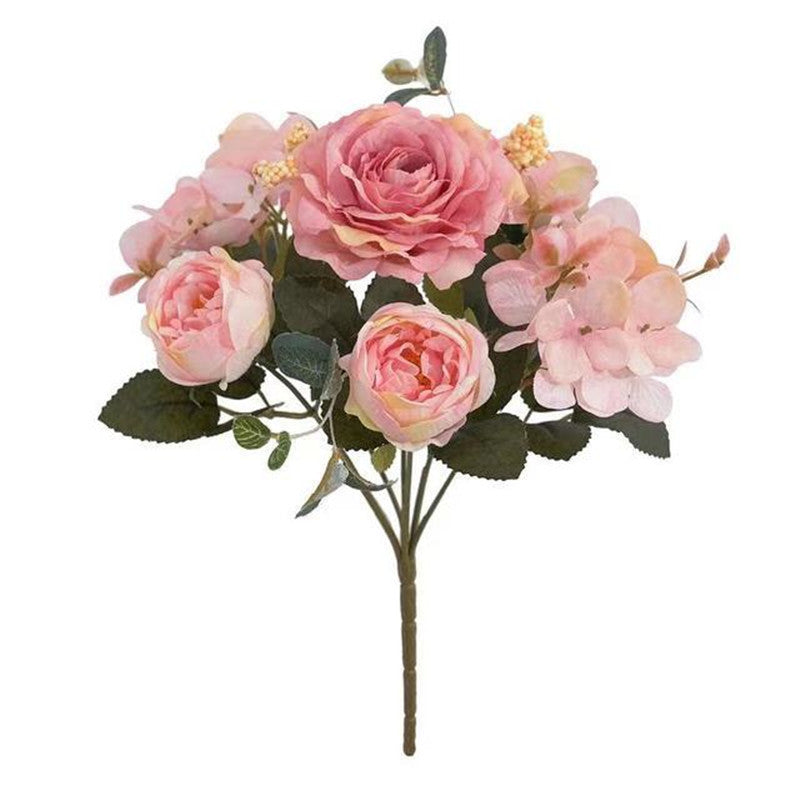 1pc Silk Rose Bouquet Artificial Flowers Home Decor
