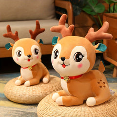 Christmas Deer Doll Plush Pillow Home Decoration