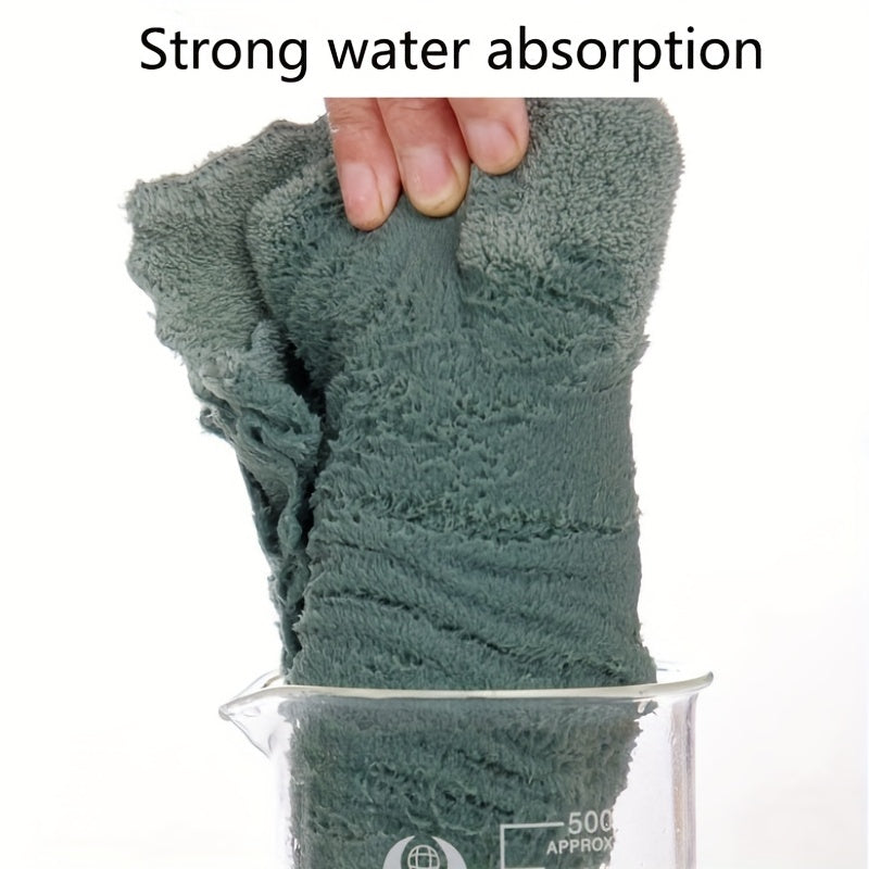 Coral Fleece Hand Towel Absorbent Soft Cotton Face Wash Towel Hotel Bathroom